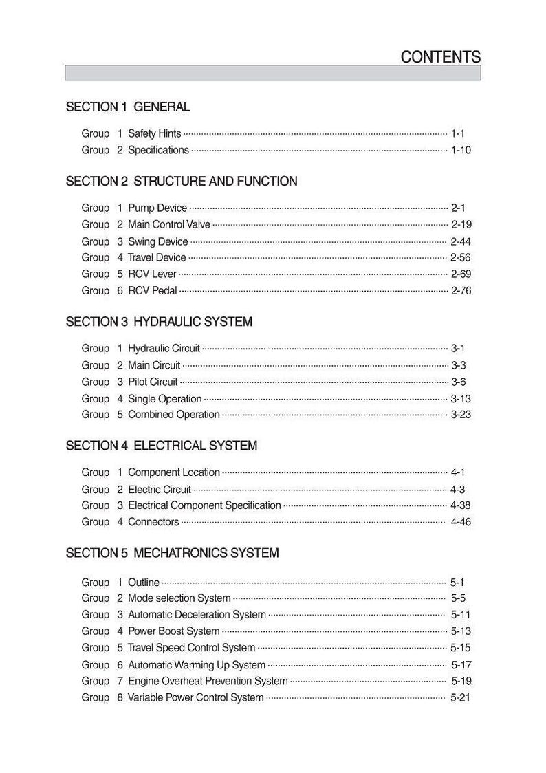 HYUNDAI R390LC-9 Crawler Excavator Service Manual | PDF | Instant Download image 1
