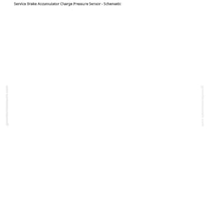 May include: A white page with the text "Service Brake Accumulator Charge Pressure Sensor" at the top. Below are the titles "Service Brake Accumulator Charge Pressure Sensor - Theory of Operation" and "Service Brake Accumulator Charge Pressure Sensor - Schematic". The number "3204" is at the bottom.