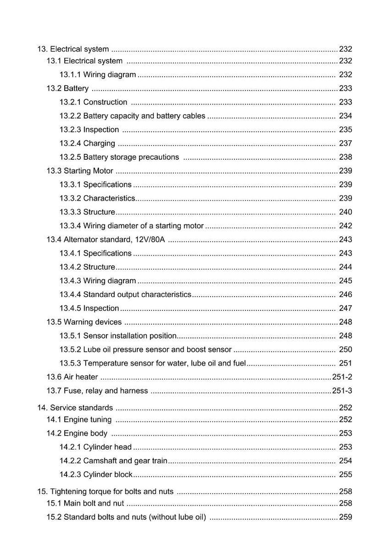 Manuale di servizio per motore marino Yanmar 6Ly3 etp stp utp in formato PDF / Riparazione in officina / Download immediato immagine 11