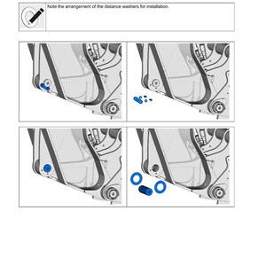 May include: Diagram from a manual showing the process of removing the lower bolt on a boom system. The image includes the text "Boom system" and "Removing the lower bolt". The Fendt logo is visible.