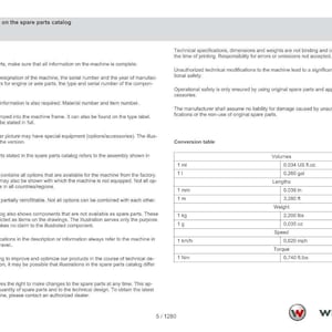 Weidemann 2080 T Telescopic loader Parts Manual PDF | Illustrated Catalog | Instant Download image 5