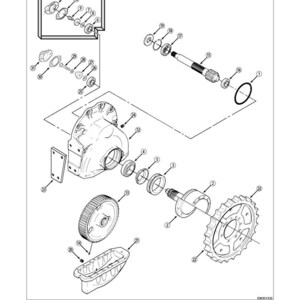 May include: An exploded diagram of a final drive assembly, showing various mechanical components. The image includes a gear, bearings, a shaft, and a housing, with labels and lines indicating disassembly and assembly. Text at the bottom reads "D32E/P-1A D38E/P-1A D39E/P-1A" and "30-275".
