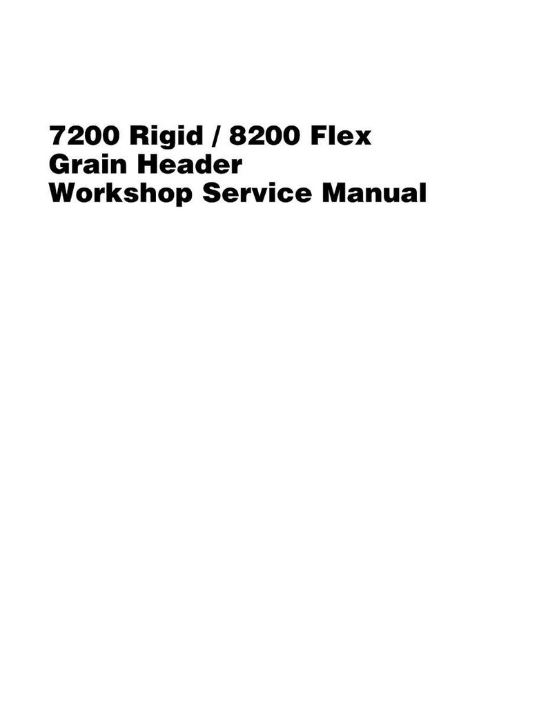 Massey ferguson 7200 Rigid 8200 flex Grain header Service Manual PDF | Workshop Repair | Instant Download image 10