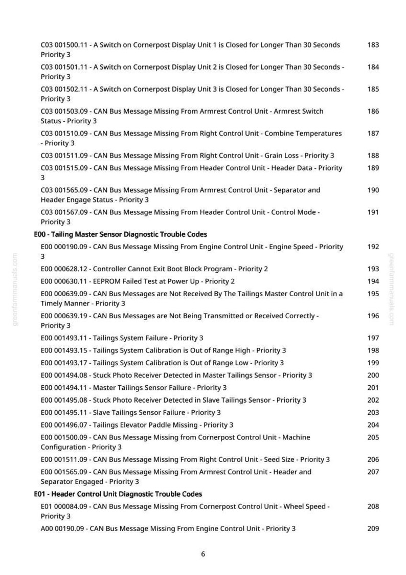 John Deere 9650 Cts skördetröska Diagnostikmanual PDF | Direktnedladdning bild 7