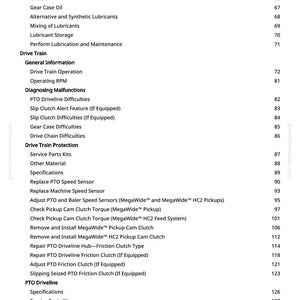 Teknisk manual för John Deere 450 M, 450 M förskärare och 550 M balpress i PDF-format | Direkt nedladdning bild 4