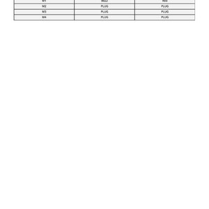 Puede incluir: Una tabla con filas y columnas que contienen las palabras "PLUG", "9712", "0022" y "Red". La tabla est&aacute; sobre un fondo blanco. El n&uacute;mero "1367" est&aacute; en la parte inferior de la imagen.