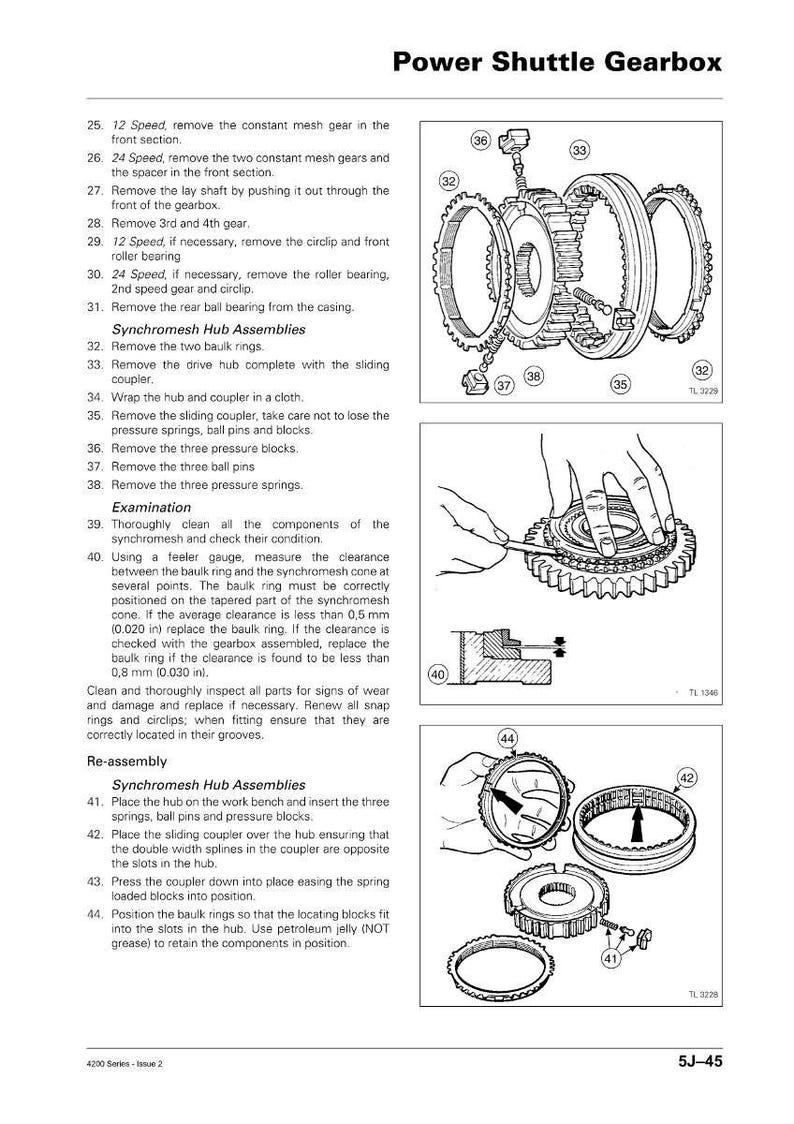 Massey Ferguson 4200 Serie Traktor Service Handbuch PDF | Werkstattreparatur | Sofort Download Bild 6