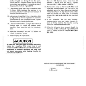 Puede incluir: P&aacute;gina de manual con instrucciones para desmontar y montar un componente, con pasos numerados y diagramas. Incluye advertencias y especificaciones de par de apriete.