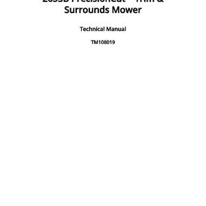 John Deere 2653B Precisioncut™ Trim & Surrounds Mower Technical Manual PDF | Instant Download image 2