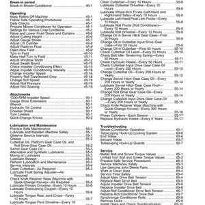 John Deere C300, C350 Mower Operator Manual PDF | Owners Guide | Instant Download image 4
