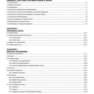 Yanmar Vio45 vio55 5 Excavator Service Manual PDF | Workshop Repair | Instant Download image 5