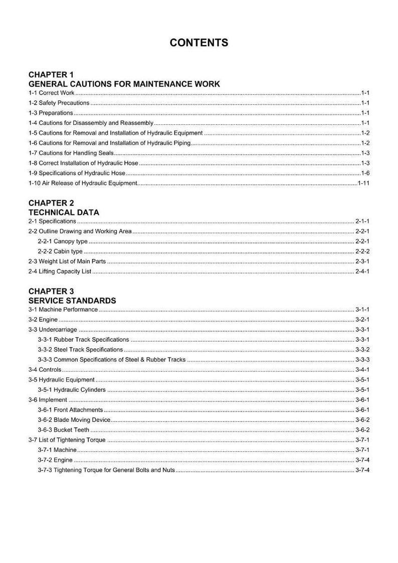 Yanmar Vio45 vio55 5 Excavator Service Manual PDF | Workshop Repair | Instant Download image 5