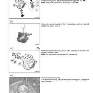 Fendt Carraro 20.19 Lenkachse Werkstatt-Handbuch PDF | Service Reparatur | Sofort Download Bild 6