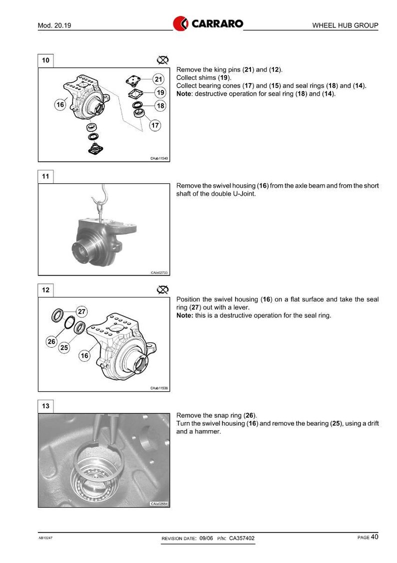 Fendt Carraro 20.19 Lenkachse Werkstatt-Handbuch PDF | Service Reparatur | Sofort Download Bild 6