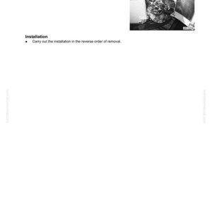 May include: A page from a manual with the title "50 Disassembly and assembly" and the code "SEN02713-02". The text describes the removal and installation of a work equipment pump. A diagram of the pump is included.