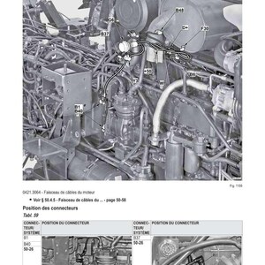 Może przedstawiać: Schemat elektryczny silnika, pokazujący położenie złączy wiązki przewod&oacute;w. Obraz zawiera etykiety takie jak B1, B37, B48, oraz tekst "SCH&Eacute;MAS &Eacute;LECTRIQUES". Schemat jest czarno-biały.