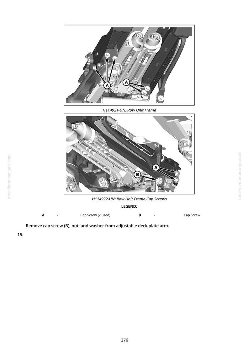 John Deere 608Fc majsaggregat Teknisk manual PDF | Direkt nedladdning bild 9