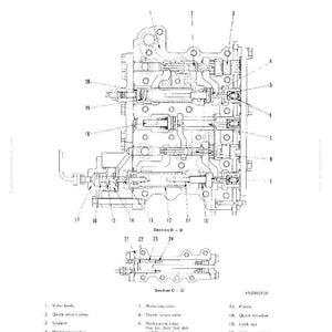 May include: Detailed technical diagram of a transmission control valve, labeled with various components. The diagram includes cross-sectional views and labels such as "Valve body," "Piston," and "Spring." The image is in black and white.