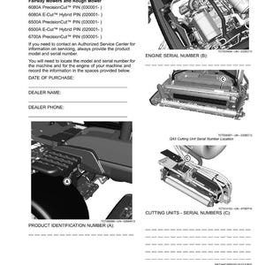John Deere 6080A, 6500A, 6700A Mower Operator Manual Pdf | Owners Guide | Instant Download image 4