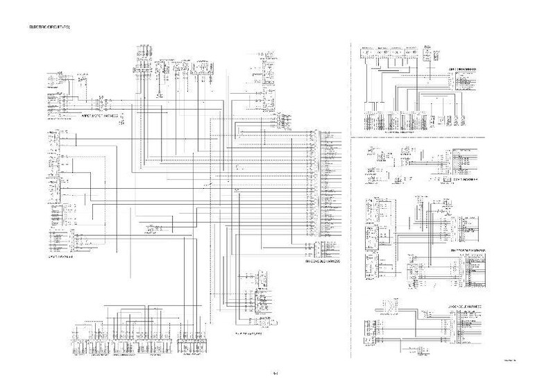 K&ouml;nnte beinhalten: Ein detailliertes Schwarz-Wei&szlig;-Diagramm von Stromkreisen mit zahlreichen Linien und Symbolen. Der Text "ELECTRIC CIRCUITS" steht oben. Das Diagramm ist komplex und zeigt verschiedene Komponenten und Verbindungen.