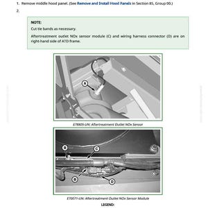 John Deere W235 W260, 500D, 500R, 525D, 530D, 536D, 994, 995 Roterande Självgående Strängläggare Reparationsmanual Pdf Ladda ner bild 5