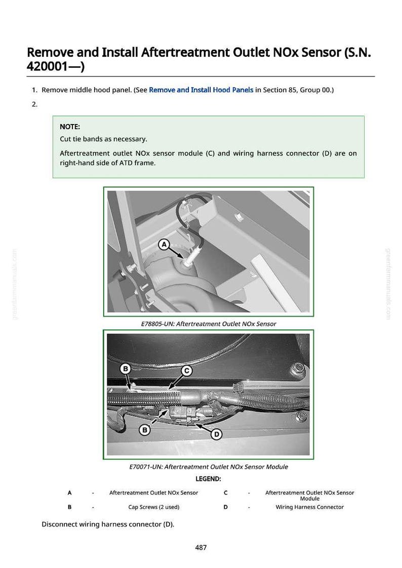 John Deere W235 W260, 500D, 500R, 525D, 530D, 536D, 994, 995 Roterande Självgående Strängläggare Reparationsmanual Pdf Ladda ner bild 5