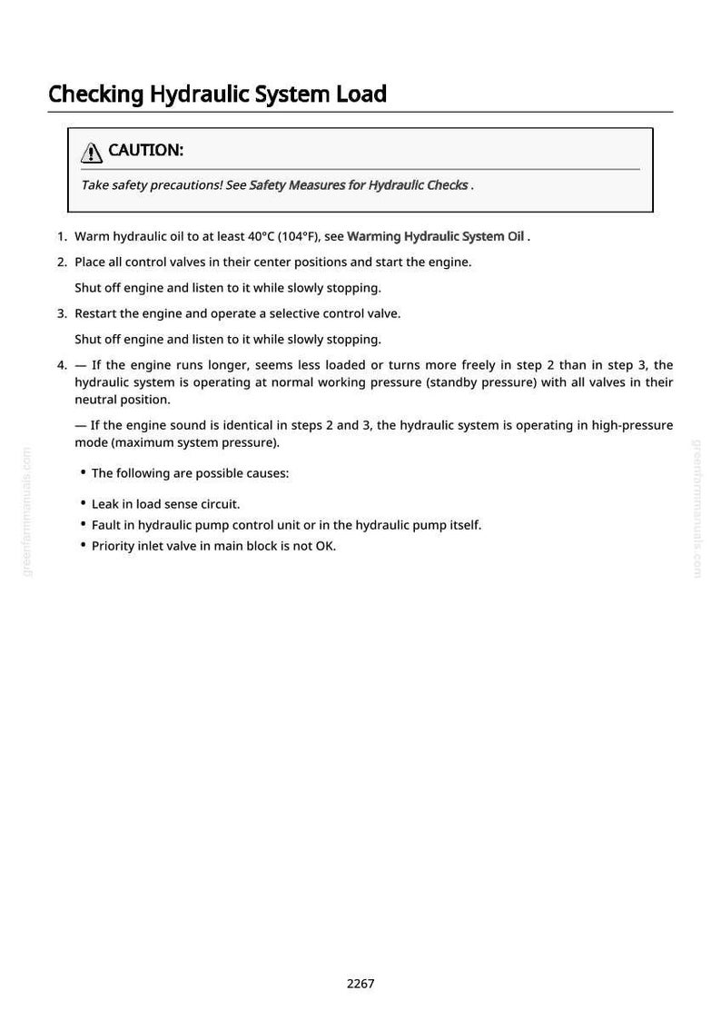 John Deere 6100J, 6115J, 6125J traktordiagnosmanual i pdf-format | Direkt nedladdning bild 10