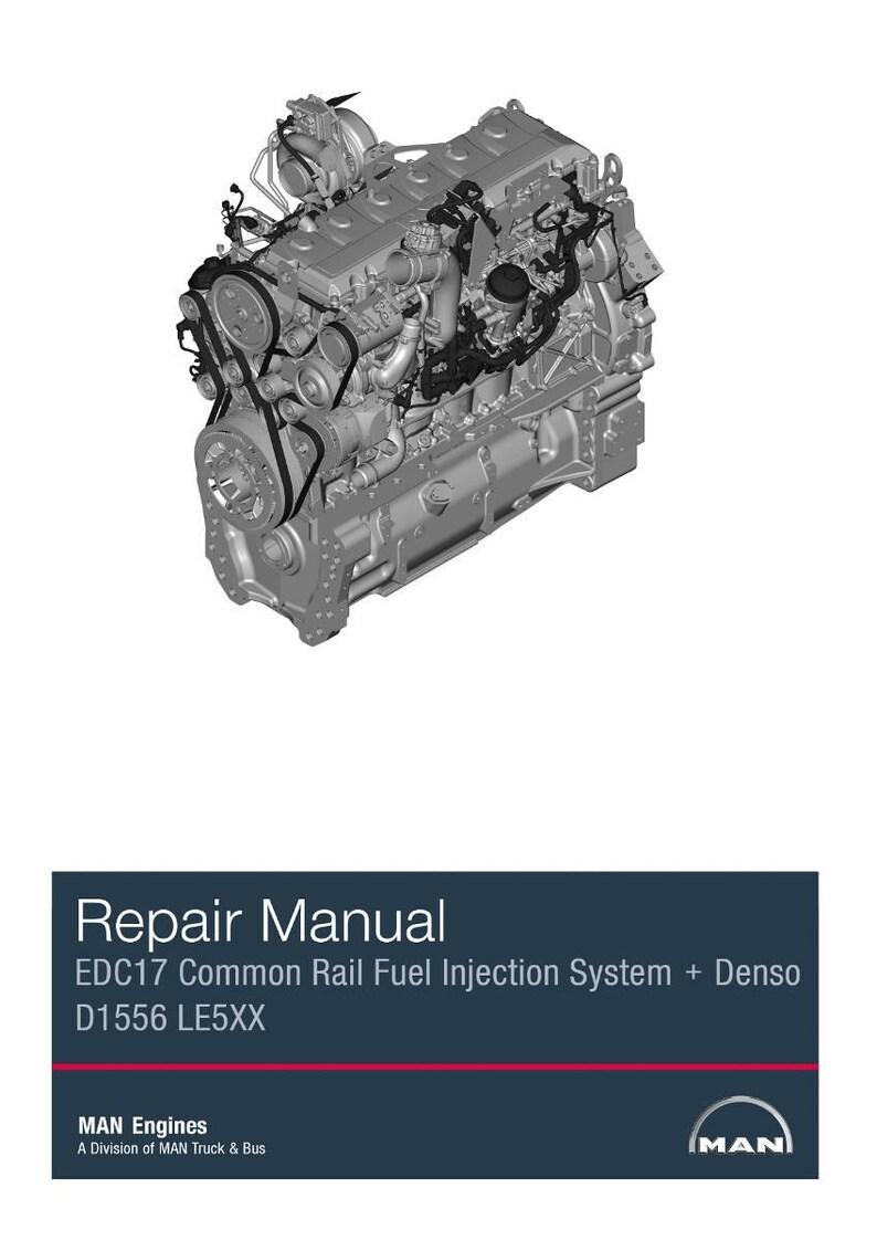 Manual de taller del motor MAN D1556 LE5XX en PDF / Servicio y reparación / Descarga instantánea imagen 2