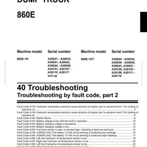 Komatsu 860E-1KT Dump Truck Servicemanual Reparation Verkstad PDF Ladda ner bild 6