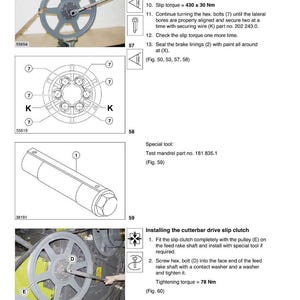 Claas Medion 310 320 330 340 Combine Repair Manual PDF | Service Workshop | Instant Download image 8