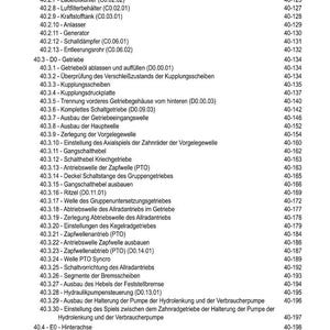 Deutz-Fahr Traktor 4050、4055、4065、4075、4080 E (トルコ市場) Werkstatthandbuch | PDFのインスタントダウンロード 画像 6