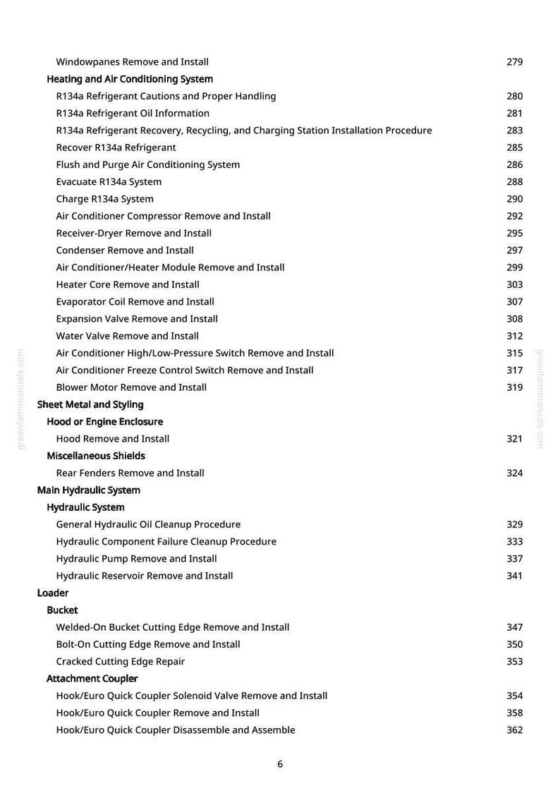 John Deere 326 P 4Wd lastare reparationsmanual PDF | Serviceverkstad | Direkt nedladdning bild 4
