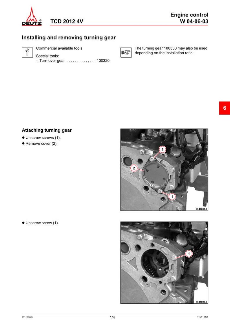 Deutz Tcd 2012-4V Engine Workshop Manual PDF | Service Repair | Instant Download image 7