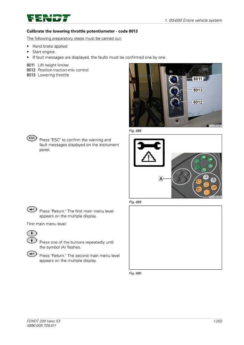 Manual de taller del tractor Fendt 200 Vario s3 en PDF / Servicio y reparación / Descarga instantánea imagen 4