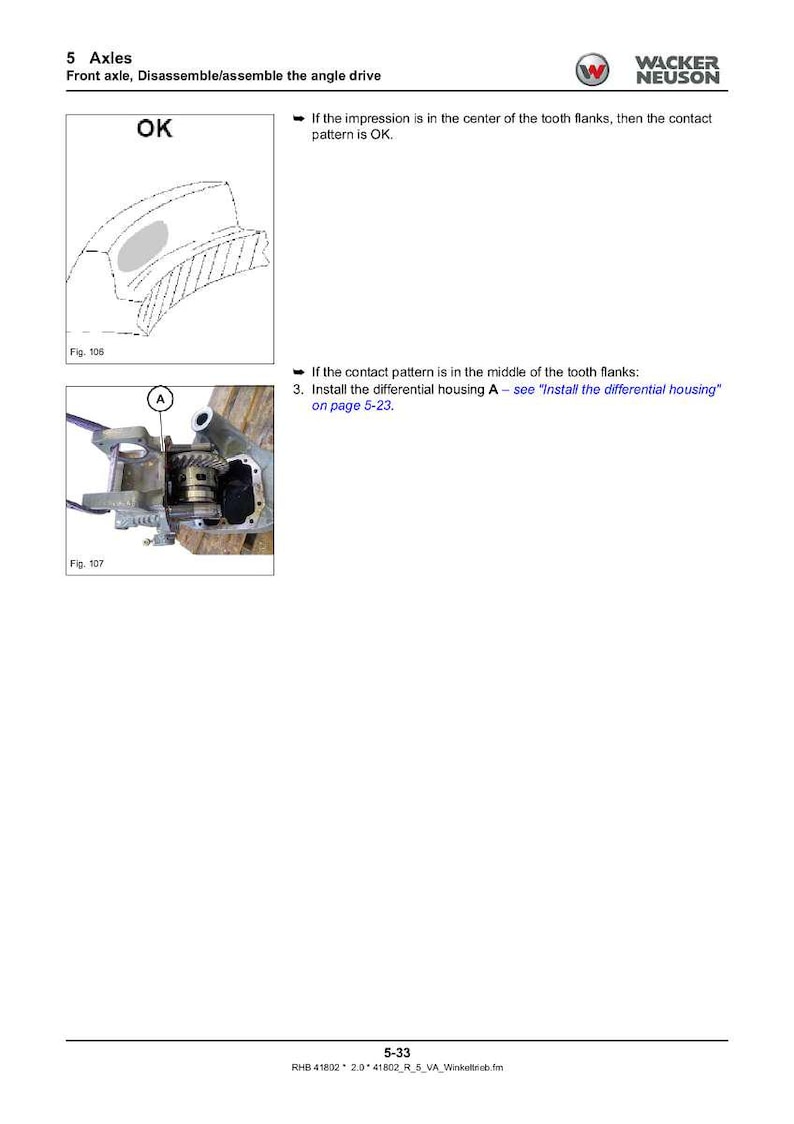 Wacker neuson kramer Th627 Telehandler Repair Manual PDF | Service Workshop | Instant Download image 6