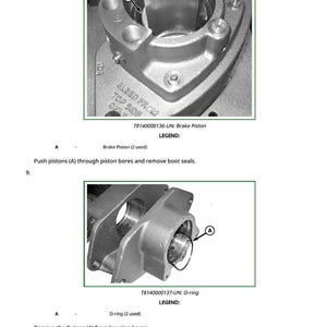 John Deere 1612D E, 2010D E, 2014D E, 2412D E Utkastarskrapor Teknisk manual Pdf | Direkt nedladdning bild 8