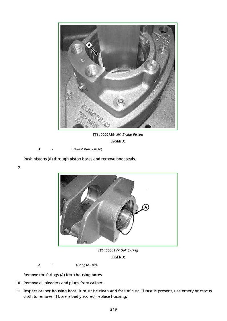 John Deere 1612D E, 2010D E, 2014D E, 2412D E Utkastarskrapor Teknisk manual Pdf | Direkt nedladdning bild 8