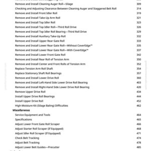 Teknisk manual för John Deere 450 M, 450 M förskärare och 550 M balpress i PDF-format | Direkt nedladdning bild 2