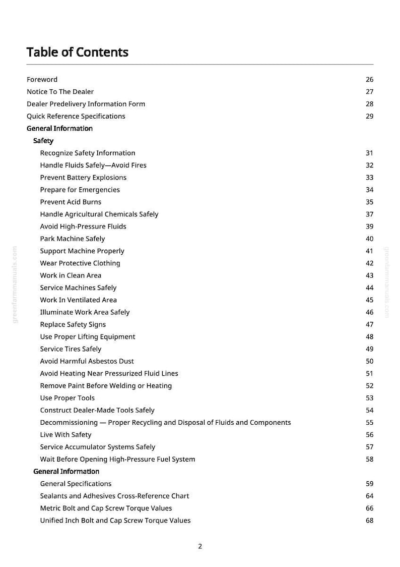 John Deere 7710, 7610, 7810 traktor reparationsmanual PDF | Serviceverkstad | Direkt nedladdning bild 3