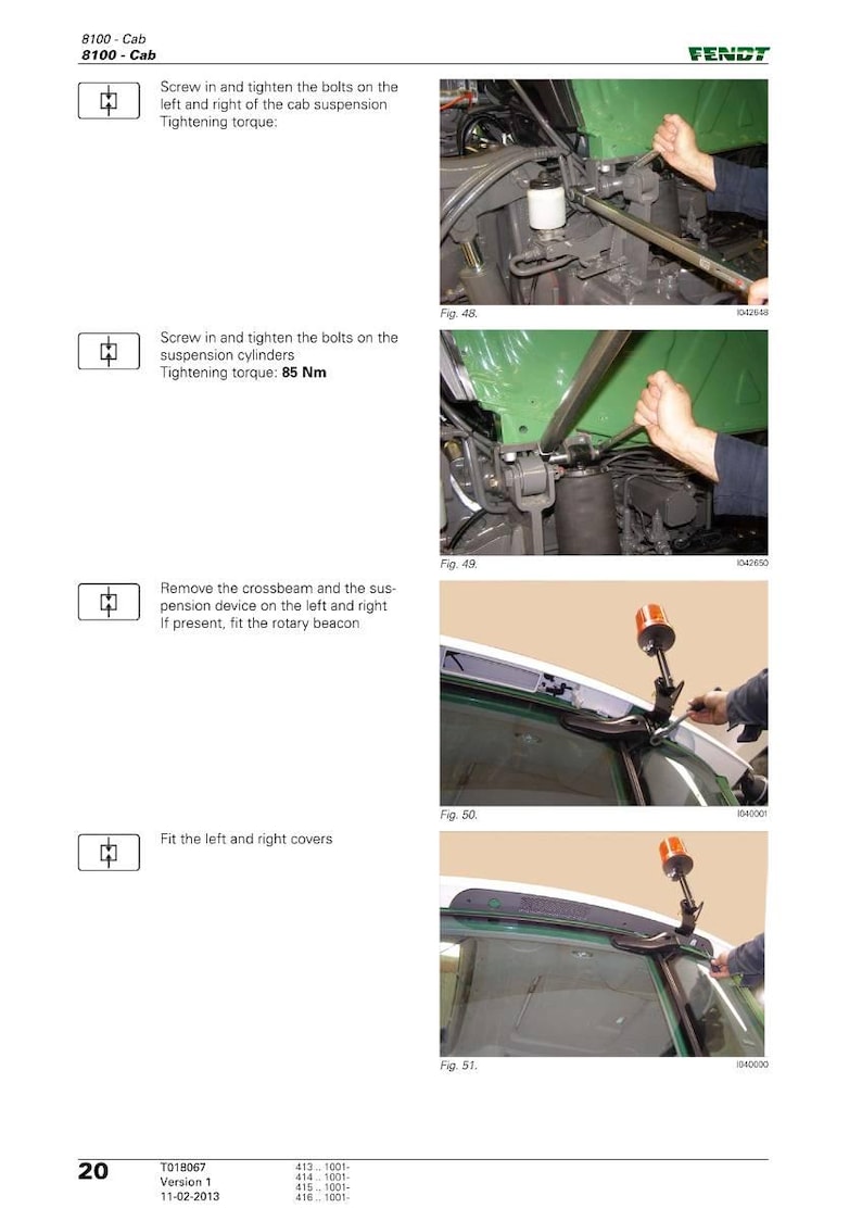 Fendt 500 Vario scr Stufe 3b Traktor Werkstatt-Handbuch PDF | Service Reparatur | Sofort Download Bild 8