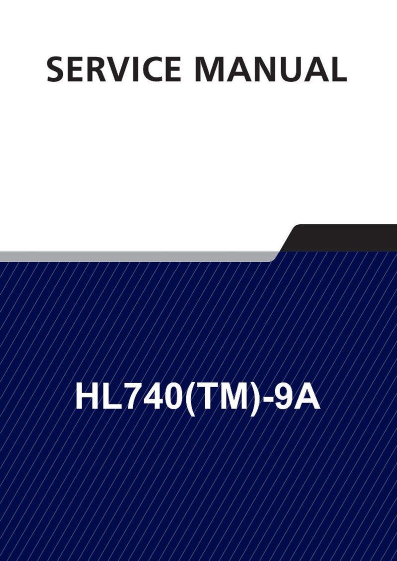 HYUNDAI HL740(TM)-9A Wheel Loader Service Manual | PDF | Instant Download image 1