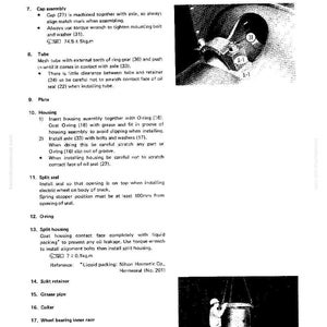 Puede incluir: Una p&aacute;gina de manual t&eacute;cnico titulada "ELECTRIC WHEEL" con diagramas y texto. La imagen muestra primeros planos de componentes mec&aacute;nicos, diagramas e instrucciones de montaje. El texto incluye medidas en kg.m y mm.