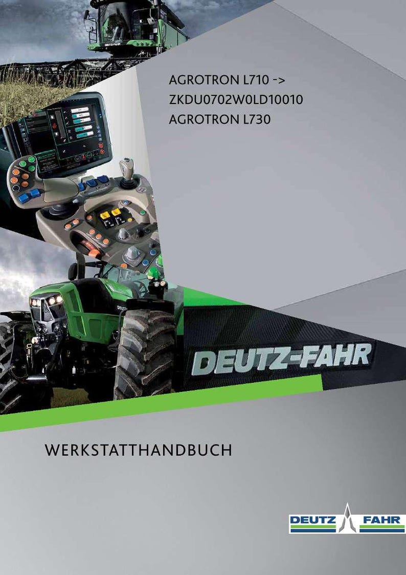 Deutz-Fahr Agrotron l710 l730 Tractor Workshop Manual PDF | Service Repair | Instant Download image 2
