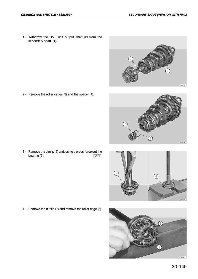 Massey ferguson 3400 S with power shuttle transmission Tractor Service Manual PDF | Workshop Repair | Instant Download image 7