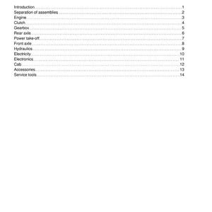 Massey Ferguson 5600-serien modeller 5608 5613 traktor servicemanual PDF | Verkstadsreparation | Direkt nedladdning bild 2