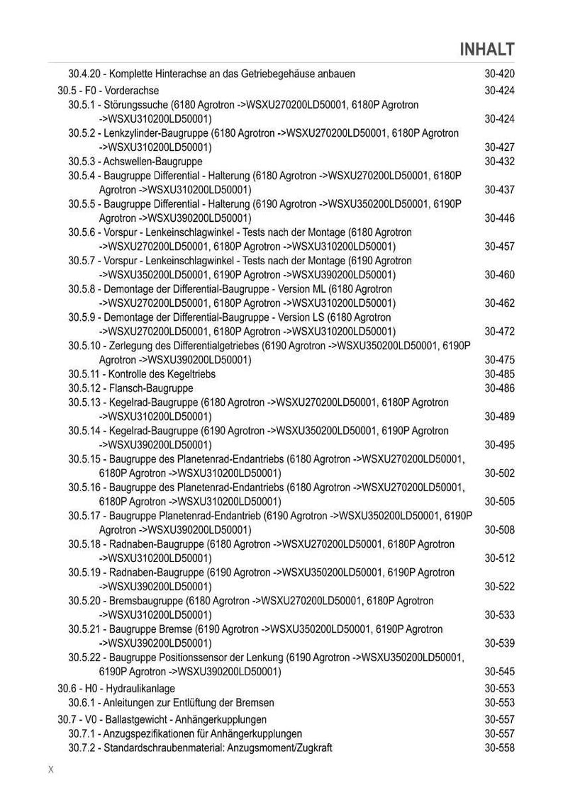Deutz-Fahr Traktor Agrotron 6180/6180P, 6190/6190P Werkstatthandbuch | Omedelbar PDF-nedladdning bild 9