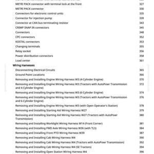 Pode incluir: Uma lista detalhada de componentes e procedimentos de chicotes el&eacute;tricos automotivos. Inclui itens como conectores, rel&eacute;s e instru&ccedil;&otilde;es de instala&ccedil;&atilde;o. P&aacute;gina 7 de um manual.