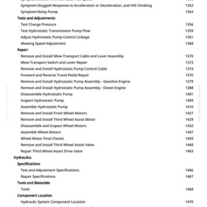 Teknisk manual för John Deere 2500E, 2500B Hybrid åkgräsklippare i PDF-format | Direkt nedladdning bild 10