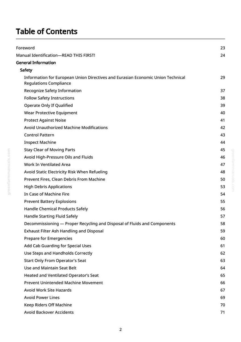 K&ouml;nnte beinhalten: Eine Seite aus einem Handbuch mit dem Titel &bdquo;Inhaltsverzeichnis&ldquo;. Der Text listet Sicherheitsthemen wie &bdquo;Schutzkleidung tragen&ldquo; und &bdquo;Batterieexplosionen verhindern&ldquo; auf. Die Seitenzahl ist 2.