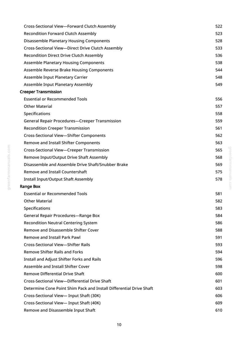John Deere 7210, 7410, 7510 Tractor Technical Manual PDF | Instant Download image 10